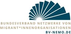 Logo BV NeMO – Bundesverband Netzwerke von Migrant*innenorganisationen e.V.