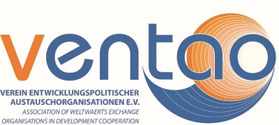 Logo ventao -Verein entwicklungspolitischer Austauschorganisationen e.V.
